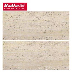 אריח טרוורטין גמיש מעוקל