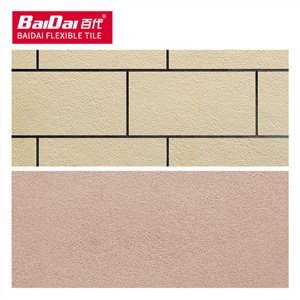 אריחי חיפוי קירות חיצוניים גמישים מאבן חול